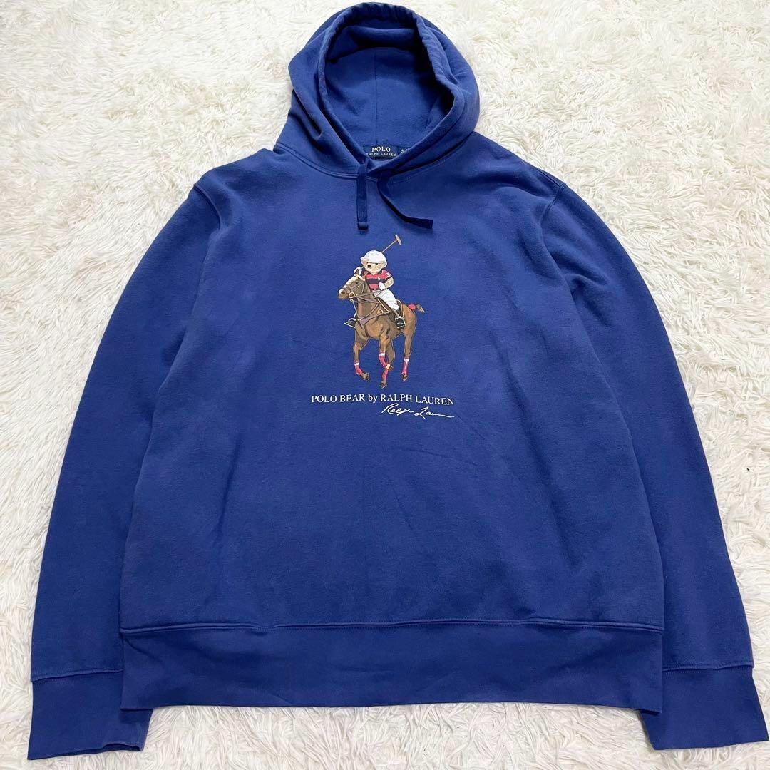 POLO RALPH LAUREN(ポロラルフローレン)の激レア　大きいサイズ　ポロラルフローレン★ ポロベア スウェットパーカー　2XL メンズのトップス(パーカー)の商品写真