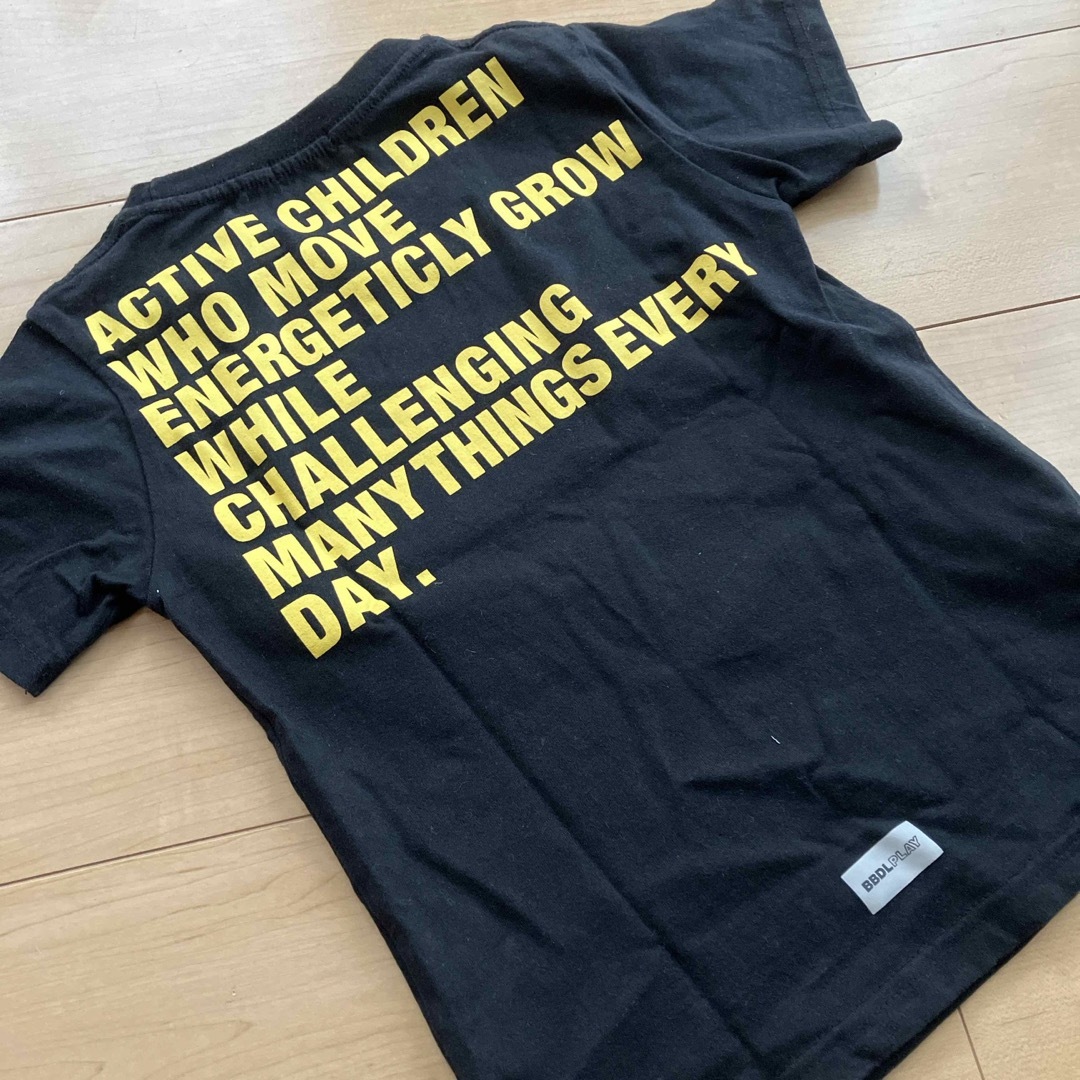 BABYDOLL(ベビードール)のBABYDOLL Tシャツ 130 ブラック　男の子 キッズ/ベビー/マタニティのキッズ服男の子用(90cm~)(Tシャツ/カットソー)の商品写真