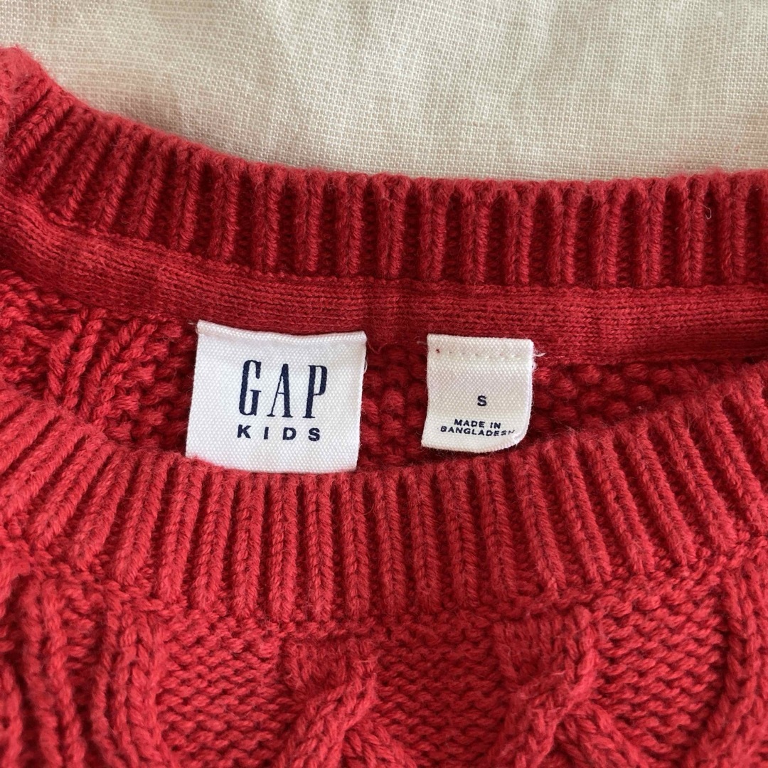 GAP Kids(ギャップキッズ)のGAP キッズ ケーブル編み ニットワンピース 120cm☆匿名配送☆ キッズ/ベビー/マタニティのキッズ服女の子用(90cm~)(ワンピース)の商品写真