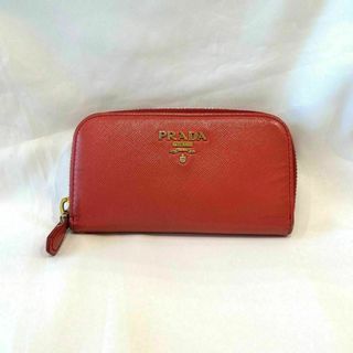 プラダ(PRADA)の【良品】PRADA プラダ キーケース 6連 ロゴ ピンク レザー ジッパー(キーケース)