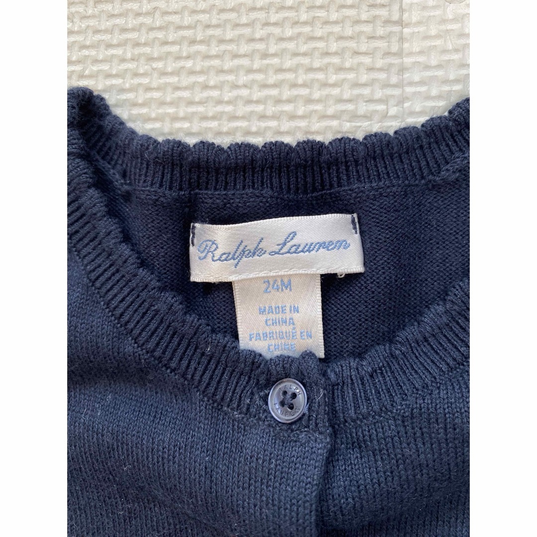 Ralph Lauren(ラルフローレン)のラルフローレン　カーディガン キッズ/ベビー/マタニティのキッズ服女の子用(90cm~)(カーディガン)の商品写真