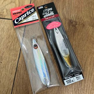 AbuGarcia - アブガルシア　スキッドジグ　エバーグリーン　カプリス　100g シルバー色セット