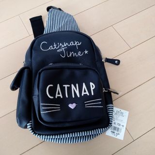 美品　キッズ　ボディバッグ　猫(その他)