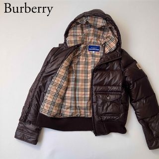 バーバリーブルーレーベル(BURBERRY BLUE LABEL)のBURBERRY BLUE LABEL バーバリー　ダウンジャケット　チェック(ダウンジャケット)