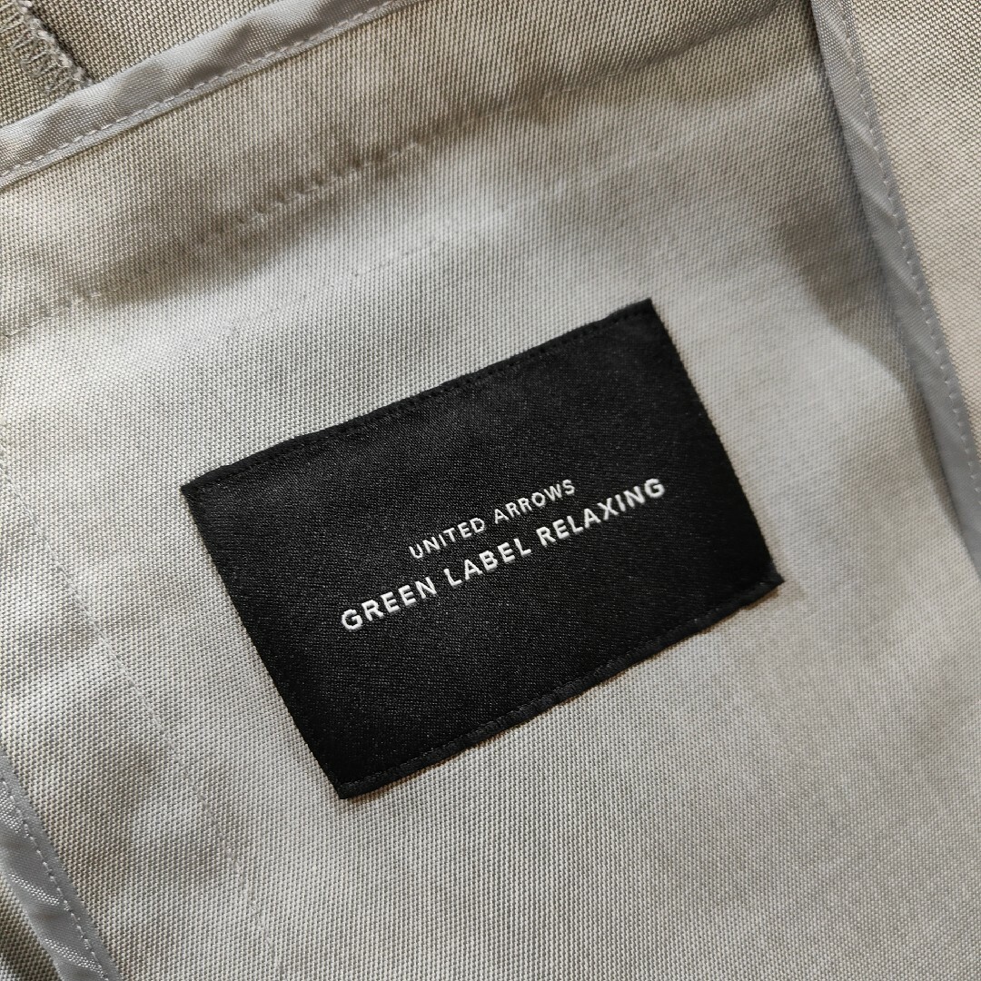 UNITED ARROWS green label relaxing(ユナイテッドアローズグリーンレーベルリラクシング)のグリーンレーベル MaxMara パンツスーツ ノーカラー コットン xl レディースのフォーマル/ドレス(スーツ)の商品写真