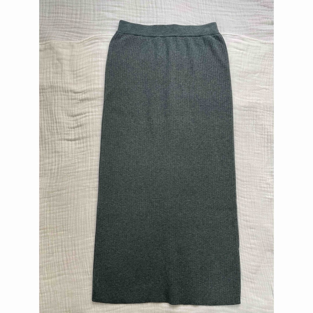 LOWRYS FARM(ローリーズファーム)のニットロングスカート　フリーサイズ　ローリーズファーム レディースのスカート(ロングスカート)の商品写真