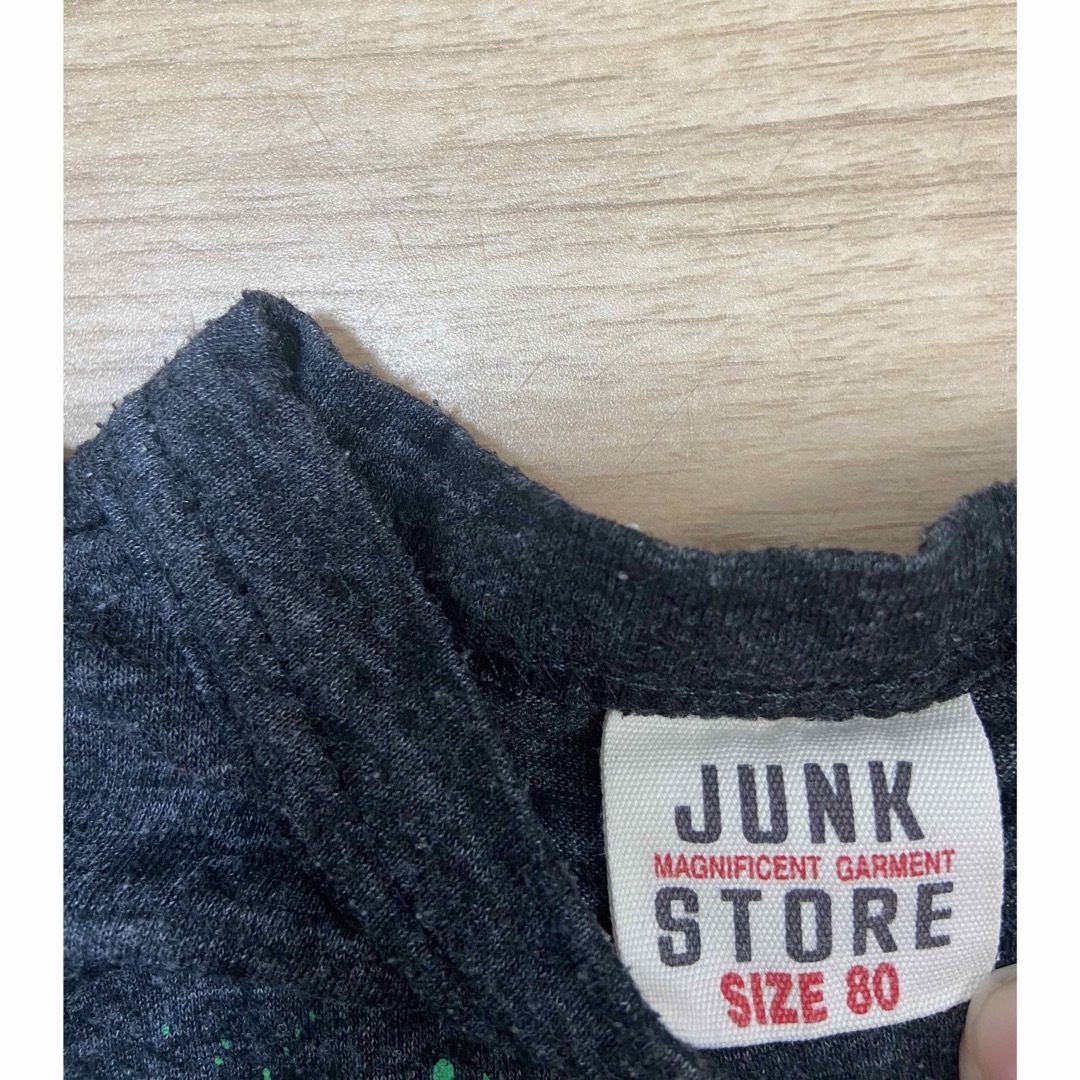 JUNK STORE(ジャンクストアー)のTシャツ　80 キッズ/ベビー/マタニティのベビー服(~85cm)(Ｔシャツ)の商品写真