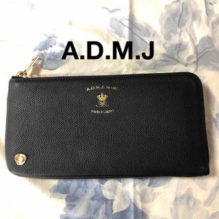 エーディーエムジェイ(A.D.M.J.)のA.D.M.J 長財布　ウォレット　L字ファスナー　レザー　admj アクセソワ(財布)