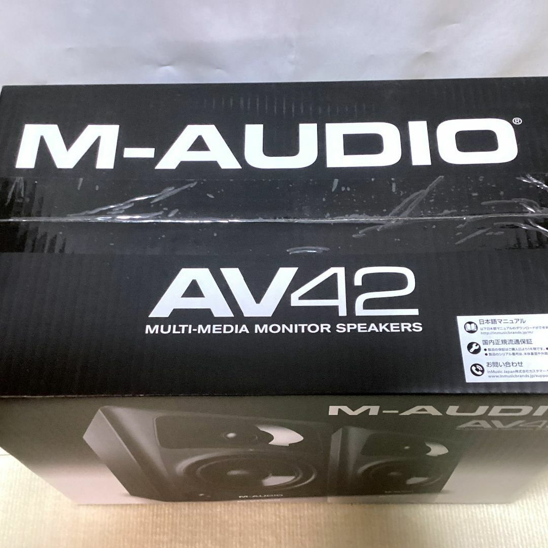 M-AUDIO/モニタースピーカー/AV42 新品未開封 スマホ/家電/カメラのオーディオ機器(スピーカー)の商品写真