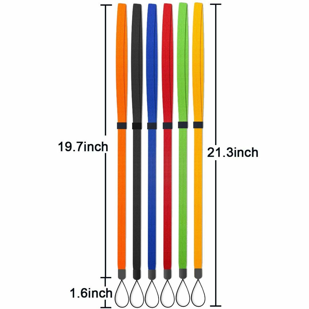 色:カラーAMUU ストラップ ネックストラップ ランヤード 調整可能な長さ スマホ/家電/カメラのスマホアクセサリー(その他)の商品写真