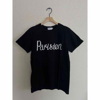 メゾンキツネ(MAISON KITSUNE')のKitsune ブラックTシャツXS(Tシャツ(半袖/袖なし))