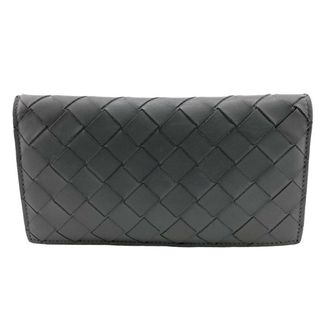 ボッテガヴェネタ(Bottega Veneta)のボッテガヴェネタ BOTTEGAVENETA 札入れ
 イントレチャート グレー(長財布)