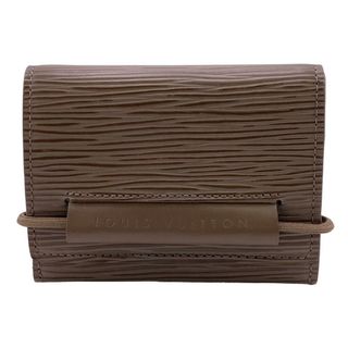 ルイヴィトン(LOUIS VUITTON)のルイヴィトン LOUIS VUITTON 三つ折り財布
 エピ ポルトフォイユ エラスティック M6346B ブラウン(財布)