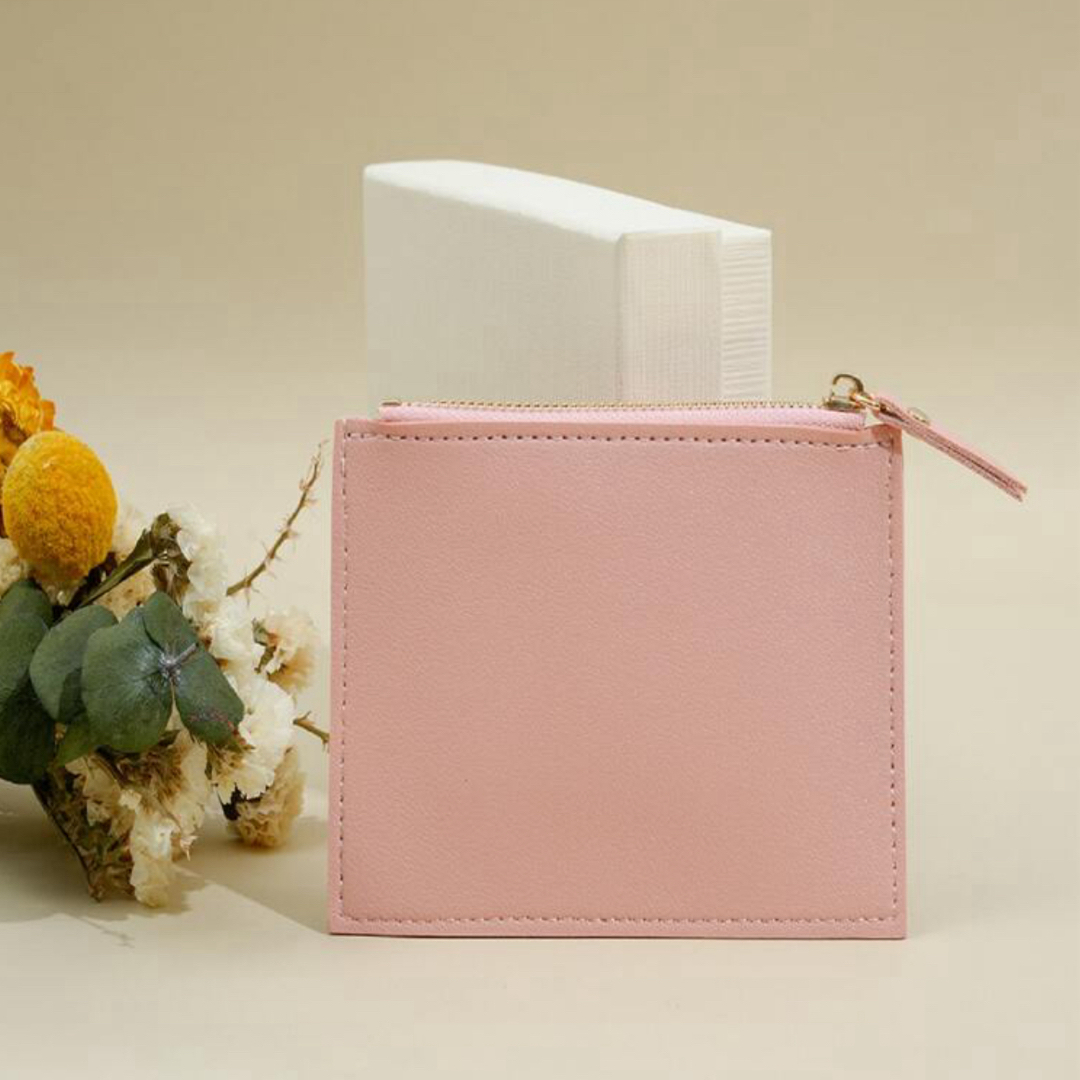 新品 ミニ財布 カードケース ピンク レディースのファッション小物(財布)の商品写真
