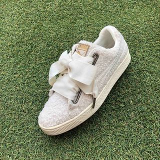 プーマ(PUMA)の美品24.5 PUMA BASKET HEART TEDDYプーマ  HA94(スニーカー)