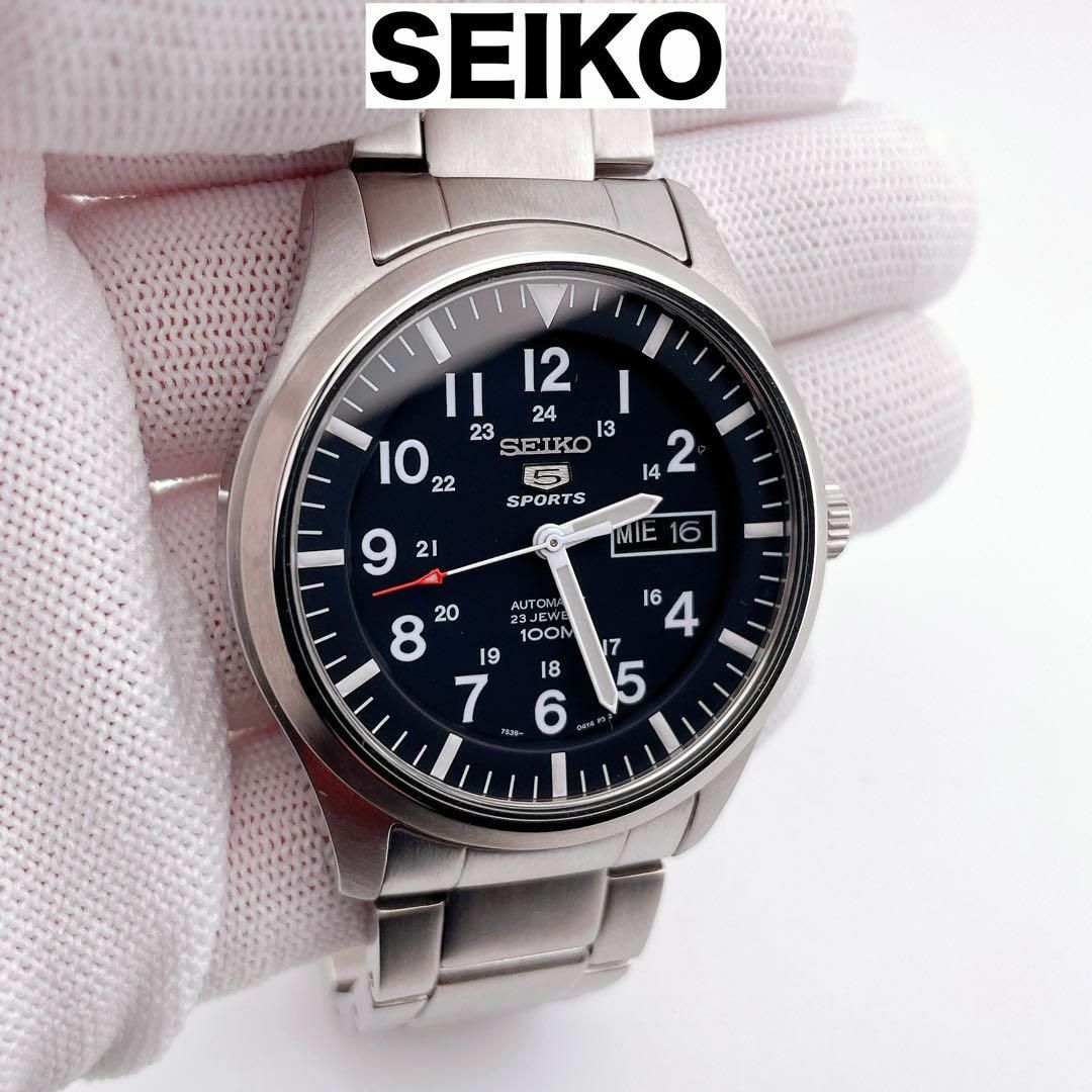 SEIKO(セイコー)の【未使用】セイコー SEIKO ファイブ スポーツ 7S36 23JEWELS メンズの時計(金属ベルト)の商品写真