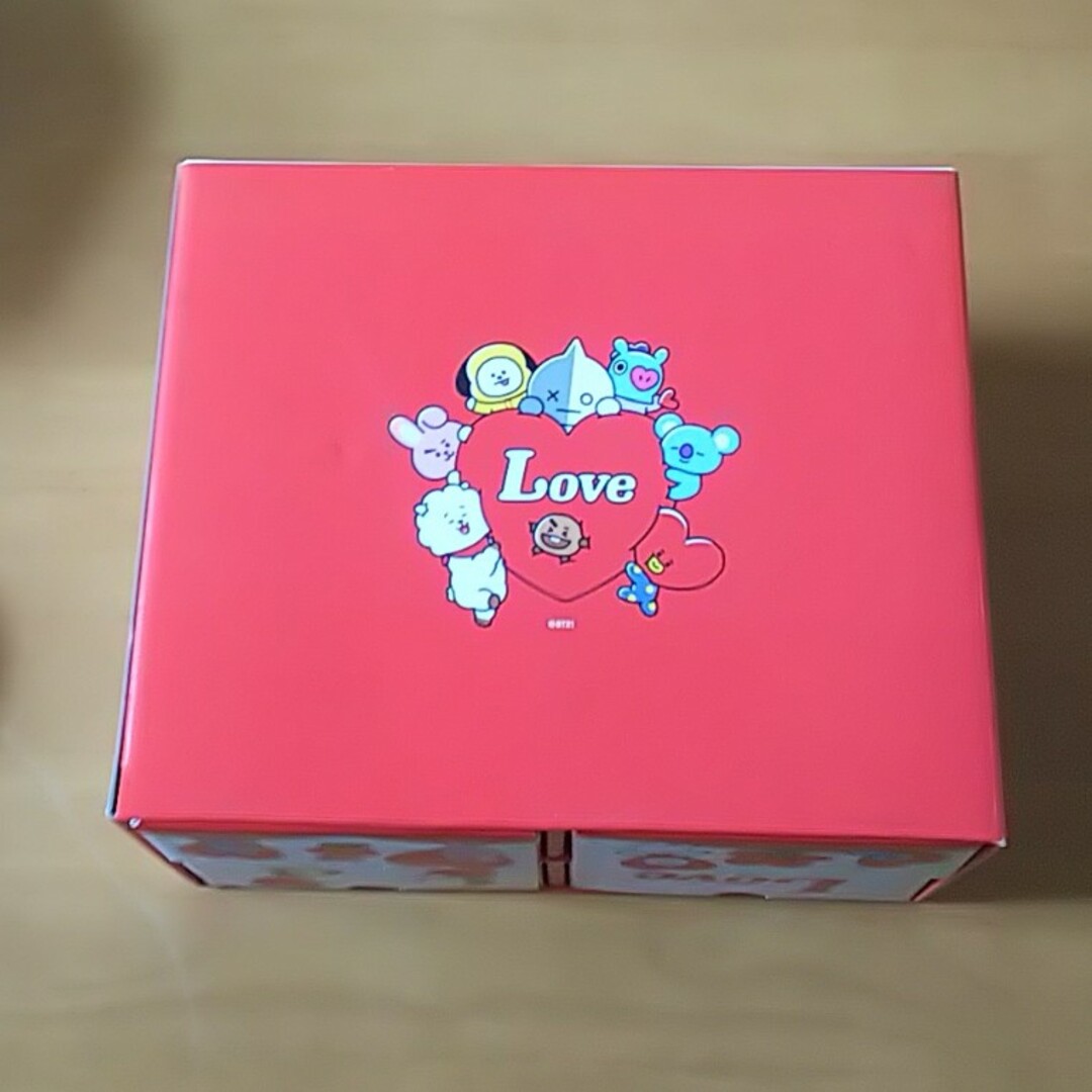 防弾少年団(BTS)(ボウダンショウネンダン)のBTS BT21 収納 BOX 箱 小物入れ 引き出し  ② インテリア/住まい/日用品の収納家具(ケース/ボックス)の商品写真