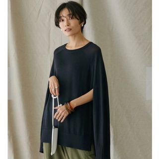 AMERICAN HOLIC - 新品　AMERICAN HOLIC マント風ニットプールオーバー　L