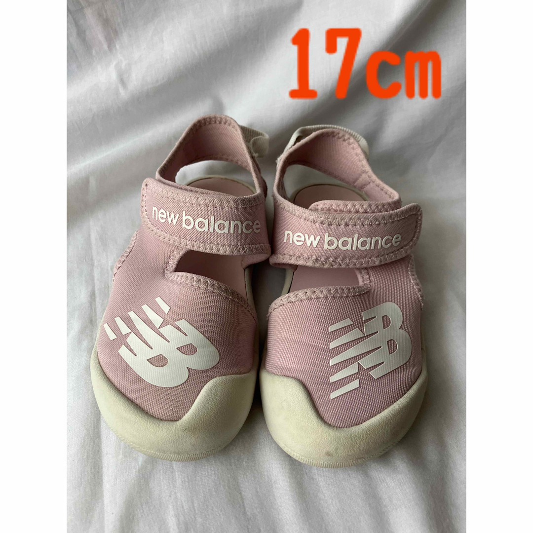 New Balance(ニューバランス)のニューバランス　new balance サンダル　17cm ピンク キッズ/ベビー/マタニティのキッズ靴/シューズ(15cm~)(サンダル)の商品写真