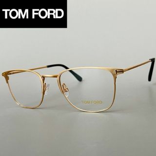 TOM FORD EYEWEAR - メガネ トムフォード メンズ レディース サーモントブロー ゴールド 金