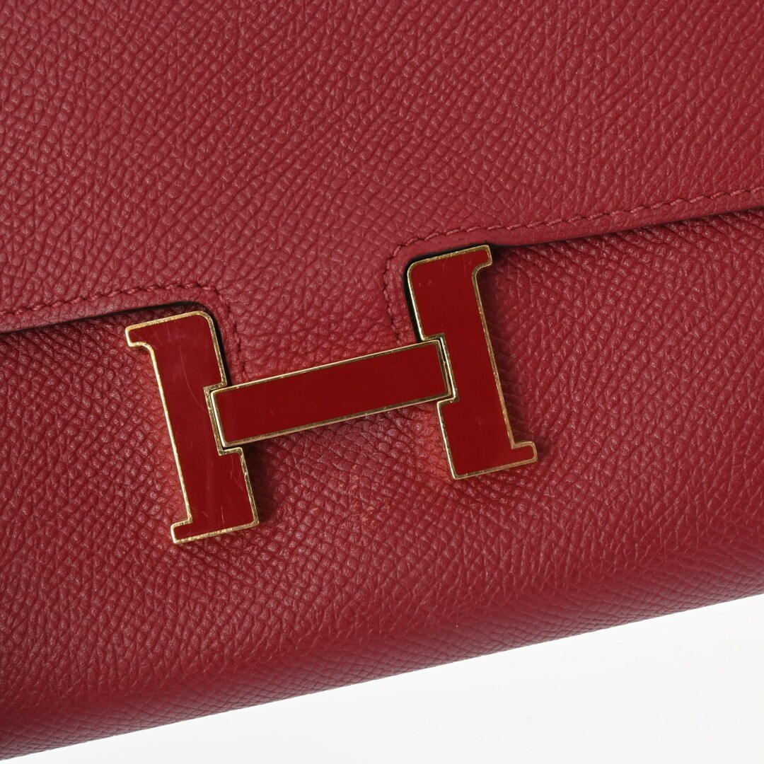 Hermes(エルメス)の中古 エルメス HERMES レディース 長財布 ルージュグレナ /ゴールドラッカー金具 ヴォーエプソン レディースのファッション小物(財布)の商品写真