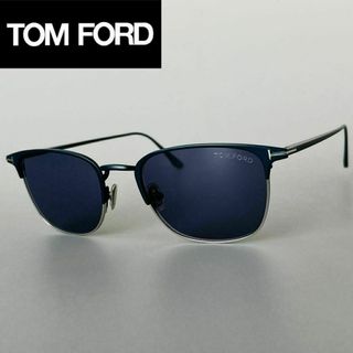 TOM FORD EYEWEAR - サングラス トムフォード メンズ レディース サーモントブロー ブルー 青