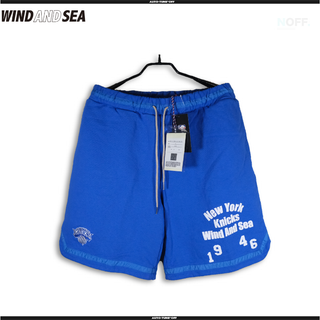 ウィンダンシー(WIND AND SEA)のWIND AND SEA NBA Sweat Shorts Pants NYK(ショートパンツ)