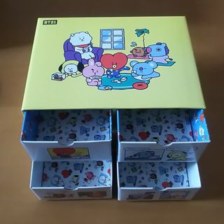 ボウダンショウネンダン(防弾少年団(BTS))のBTS BT21 収納 BOX 箱 小物入れ 引き出し(ケース/ボックス)