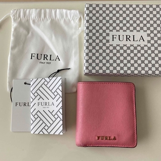 フルラ(Furla)のFURLA フルラ　軽量　二つ折り財布　ミニ財布　ウォレット　ピンク　(財布)