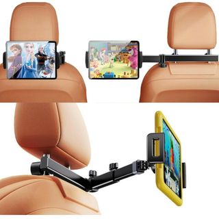 タブレット ホルダー ヘッドレスト ipad 車載ホルダー スタンド 伸縮アーム