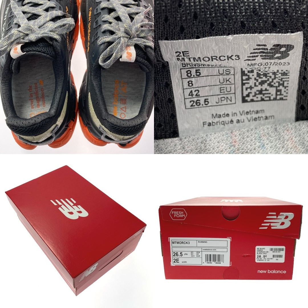 New Balance(ニューバランス)の☆☆NEW BALANCE ニュー・バランス MTMORCK3 SIZE 26.5cm メンズ ブラック メンズの靴/シューズ(スニーカー)の商品写真