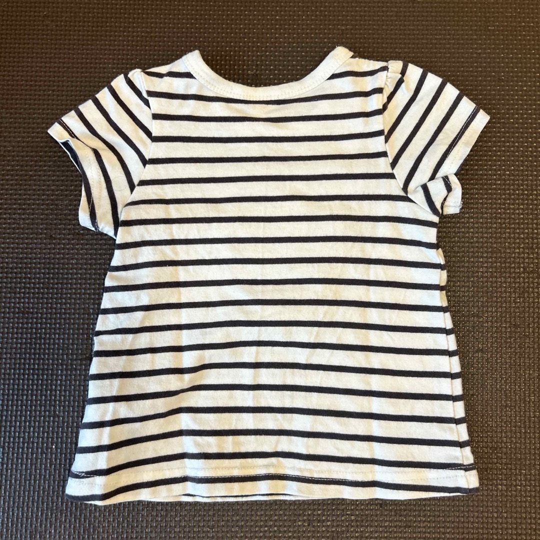 petit main(プティマイン)のボーダーTシャツ キッズ/ベビー/マタニティのキッズ服女の子用(90cm~)(Tシャツ/カットソー)の商品写真