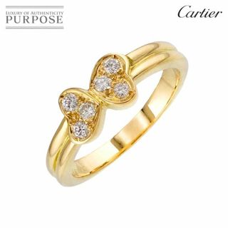 カルティエ(Cartier)のカルティエ Cartier #52 リング ダイヤ K18 YG イエローゴールド 750 指輪 VLP 90224545(リング(指輪))