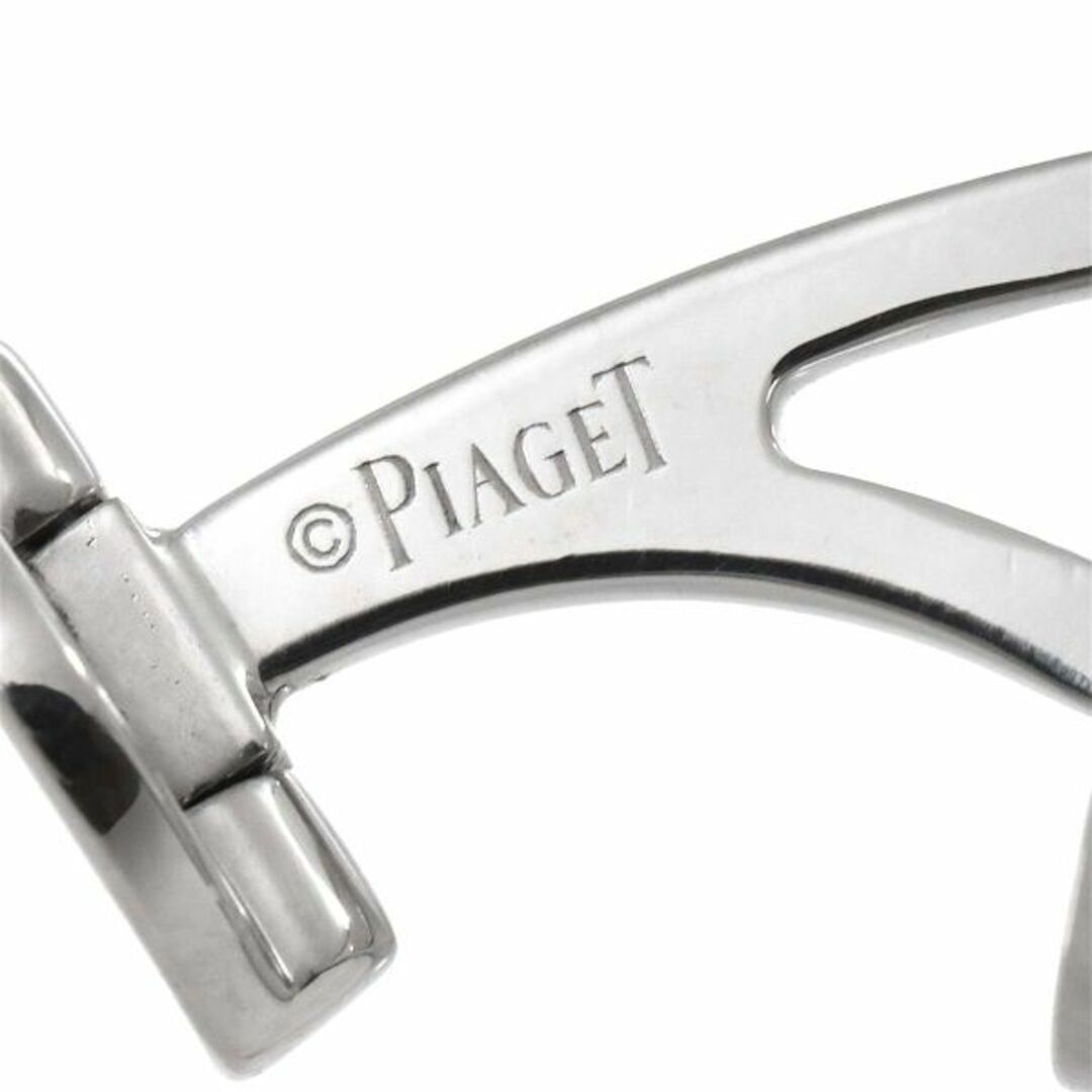 PIAGET(ピアジェ)のピアジェ PIAGET オニキス カフス K18 WG ホワイトゴールド 750【証明書付き】 VLP 90224553 メンズのアクセサリー(その他)の商品写真