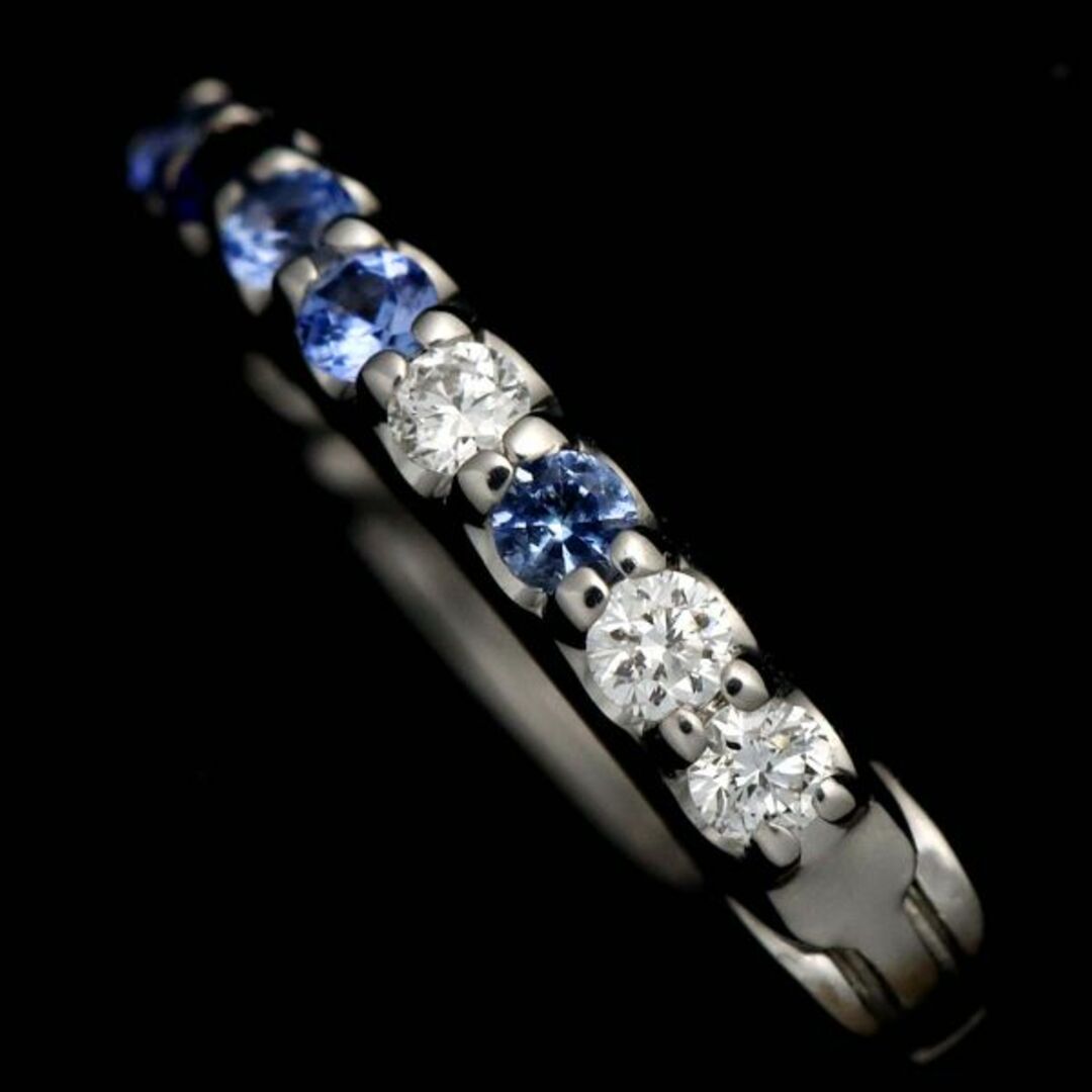 PonteVecchio(ポンテヴェキオ)のポンテヴェキオ Ponte Vecchio サファイヤ 0.06ct ダイヤ 0.01ct フープ イヤリング K18 WG 750 片方 片耳 VLP 90224904 レディースのアクセサリー(イヤリング)の商品写真