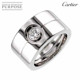 カルティエ(Cartier)のカルティエ Cartier ハイラブ #51 リング ダイヤ K18 WG ホワイトゴールド 750 指輪 VLP 90225777(リング(指輪))