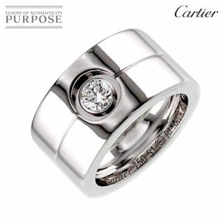 カルティエ(Cartier)のカルティエ Cartier ハイラブ #51 リング ダイヤ K18 WG ホワイトゴールド 750 指輪 VLP 90225777(リング(指輪))