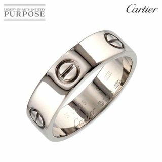 カルティエ(Cartier)のカルティエ Cartier ラブ #61 リング K18 WG ホワイトゴールド 750 指輪 VLP 90225940(リング(指輪))