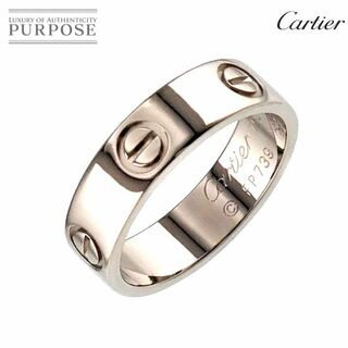 カルティエ(Cartier)のカルティエ Cartier ラブ #55 リング K18 WG ホワイトゴールド 750 指輪 VLP 90225941(リング(指輪))