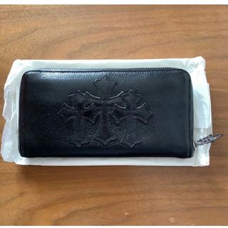 クロムハーツ(Chrome Hearts)の最上級美品 Chrome クロムハーツ ウォレット セメタリークロス 財布(長財布)