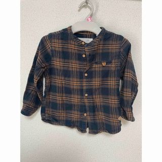 ザラキッズ(ZARA KIDS)のチェックシャツ2枚セット(シャツ/カットソー)