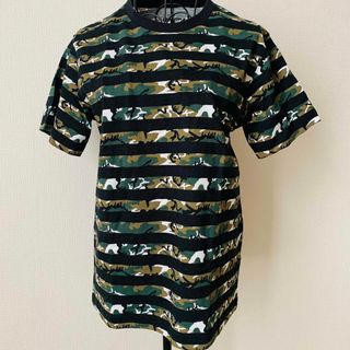 ユニクロ　sprzny 半袖　Tシャツ　新品　未使用品　迷彩　ボーダー(Tシャツ/カットソー(半袖/袖なし))