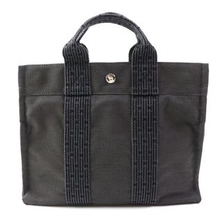 エルメス(Hermes)の極美品◎HERMES エルメス エールライン PM シルバー金具 カデナ・鍵×2付き トートバッグ／ハンドバッグ グレー フランス製 レディース(トートバッグ)