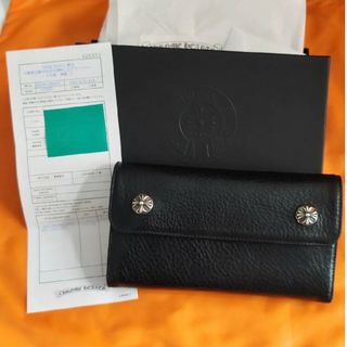 美品 ChromeHearts クロムハーツ ウォレット ウェーブ 財布(長財布)