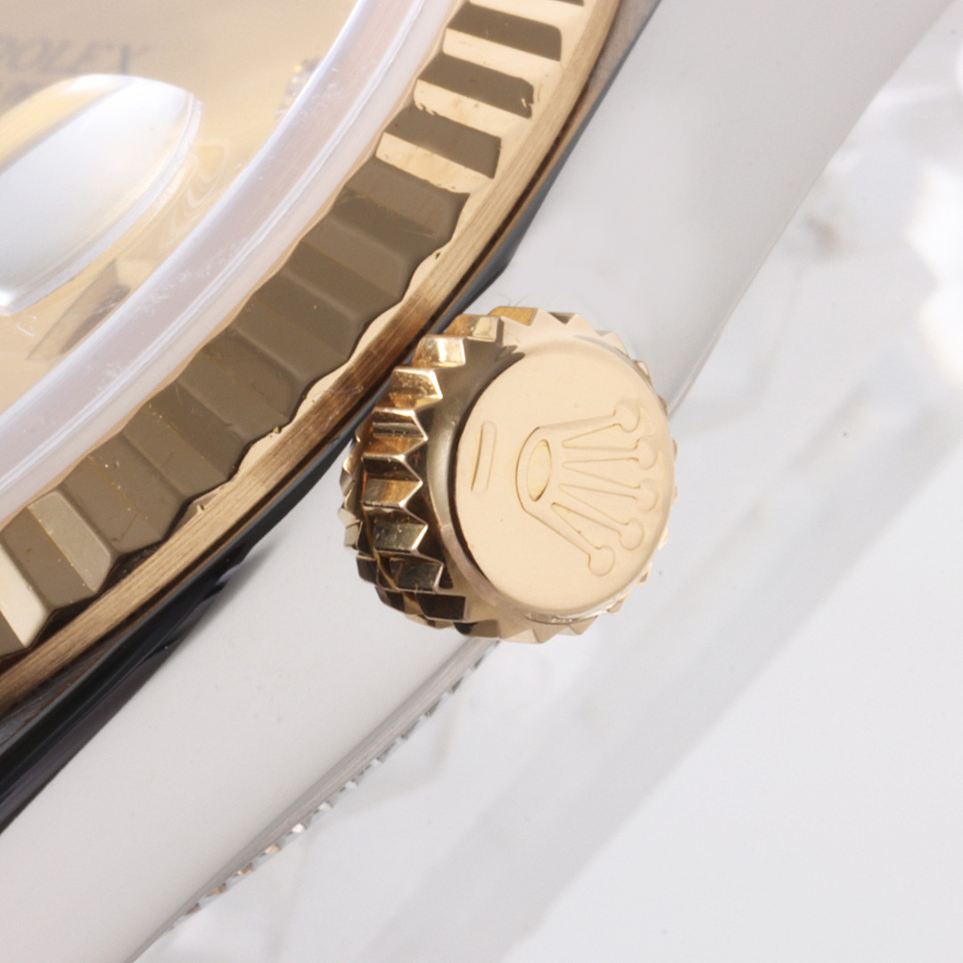 ROLEX(ロレックス)のロレックス デイトジャスト 10Pダイヤ 16233G シャンパン P番 メンズ 中古 腕時計 メンズの時計(腕時計(アナログ))の商品写真