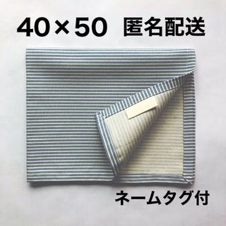 ランチョンマット 40×50 小学校 中学 給食 ナフキン 男の子 シンプル 青(外出用品)