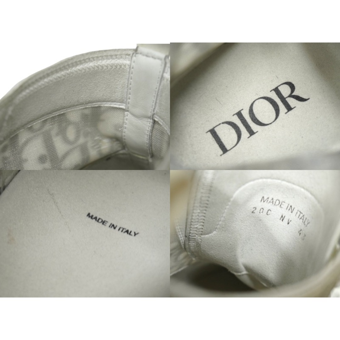 Dior(ディオール)のDior ディオール 19SS オブリーク テクニカルファブリック B23 ハイカットスニーカー サイズ43 3SH118YJP_H069 良品 中古 62039 レディースの靴/シューズ(ブーツ)の商品写真