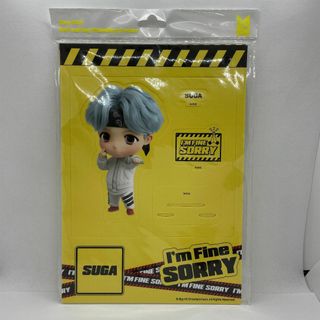 TinyTAN 空気洗浄防臭スタンディングポスター(Yellow)/SUGA(アイドルグッズ)