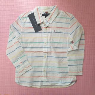 トミーヒルフィガー(TOMMY HILFIGER)の新品　トミーヒルフィガー　キッズ　シャツ 　約95～100cm(Tシャツ/カットソー)