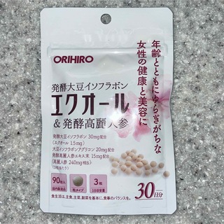 オリヒロ(ORIHIRO)のオリヒロ エクオール＆発酵高麗人参粒 30日分　90粒(その他)
